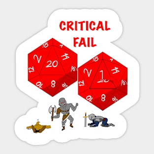 Critical Fail Sticker